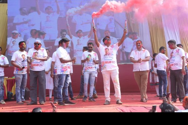 बेळगाव आमदार अभय पाटील यांचे होळी मिलन. रंगांचा उत्सव – संस्कृतीचे प्रतिबिंब’