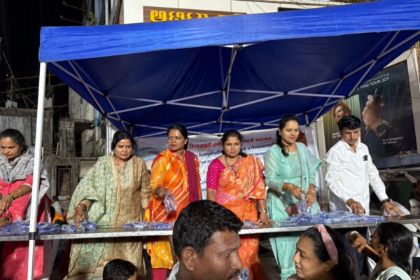 शिवजयंती मिरवणुकीत माणुसकीचा थंडावा: Mla Abhay Patil सेवाभावाचं स्पर्श”